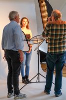 Beauty-Shooting eines Besuchers bei der AG Menschen & Reportage