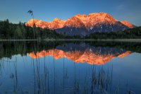 Sunset At Karwendel